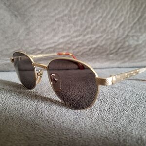 Jean Paul Gaultier Junior 57-3177, Vintage 90s steampunk round sunglasses NOS